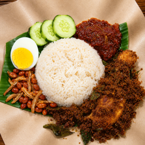 Nasi Lemak Ayam Berempah